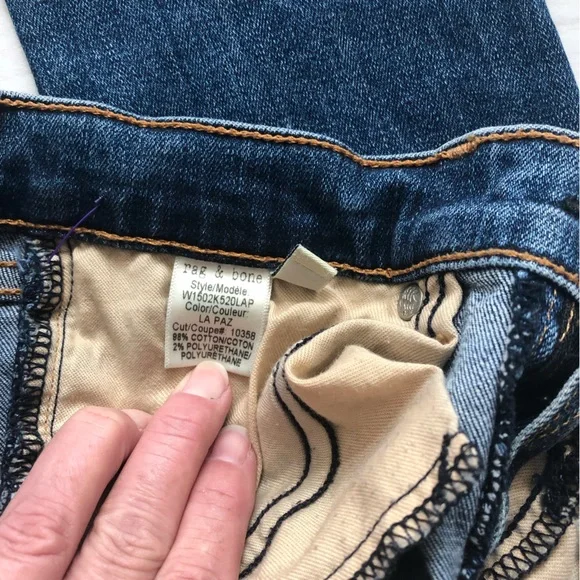 Rag & Bone Skinny Jeans Size 28 - Picture 6 of 10